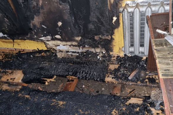 На пожаре в Архиповке погиб 64-летний мужчина